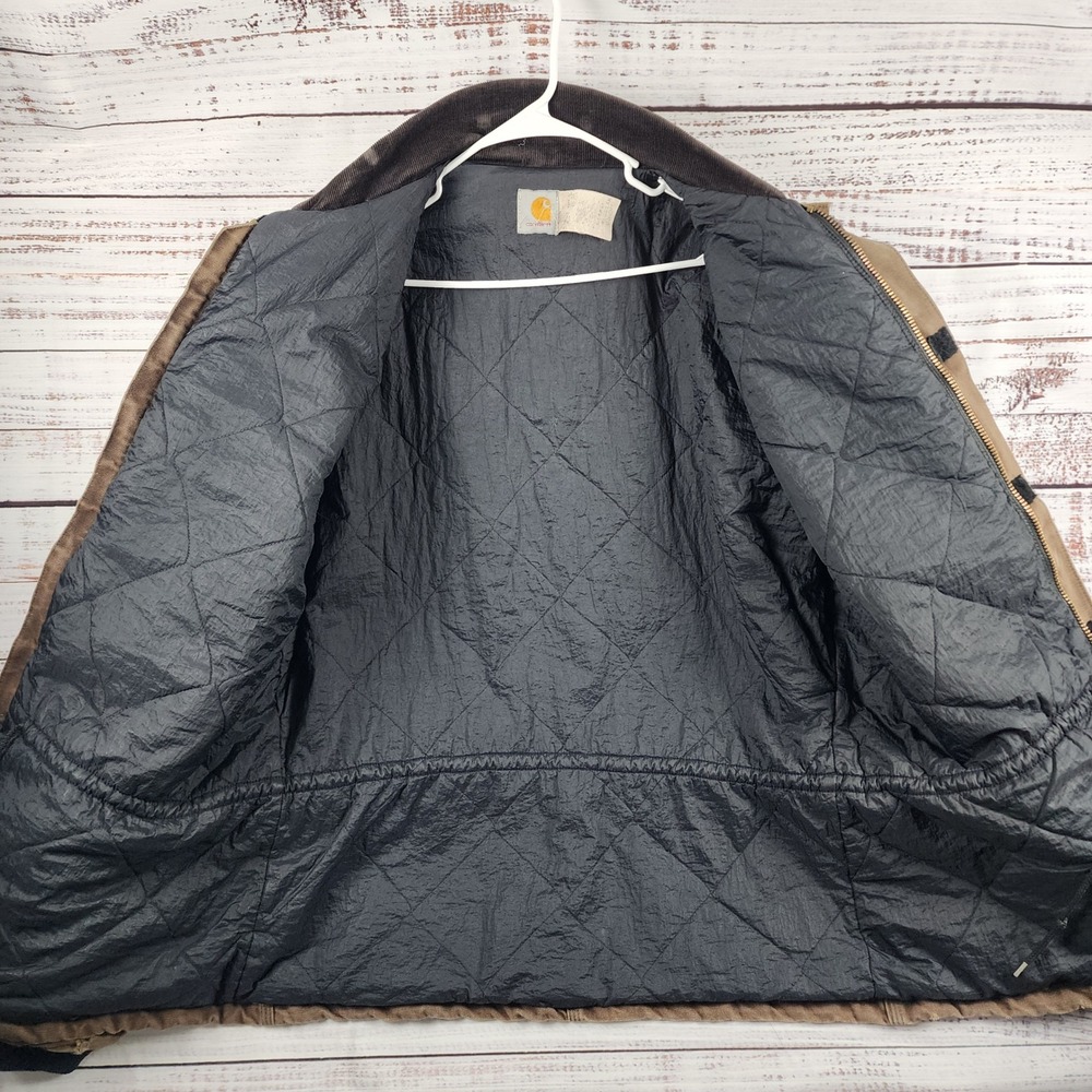 Carhartt C26CHT Arctic Traditional Coat XL Regular Brown Vintage USA Made - Picture 4 of 10
